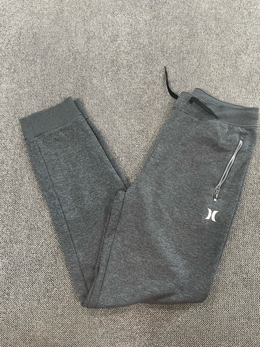 Hurley Boys Gray Logo Jogger Sweatpants
